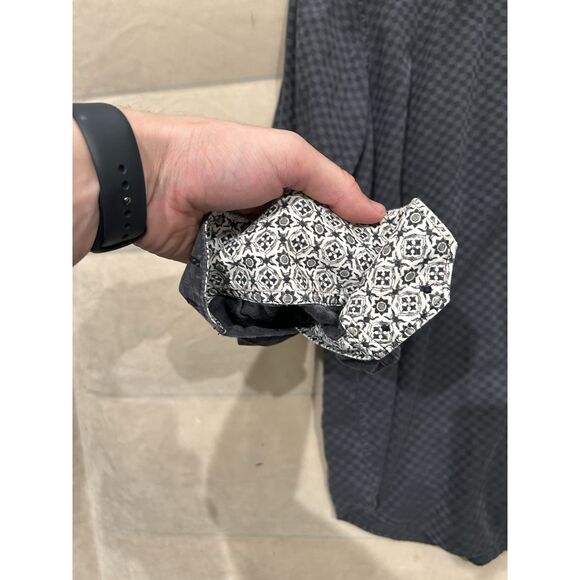 Robert Graham 2XLT Tall Black Gray Long Sleeve Button up shirt - Picture 2 of 7